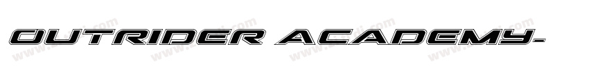 Outrider Academy字体转换